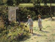 Wladyslaw Podkowinski Children in the Garden china oil painting artist